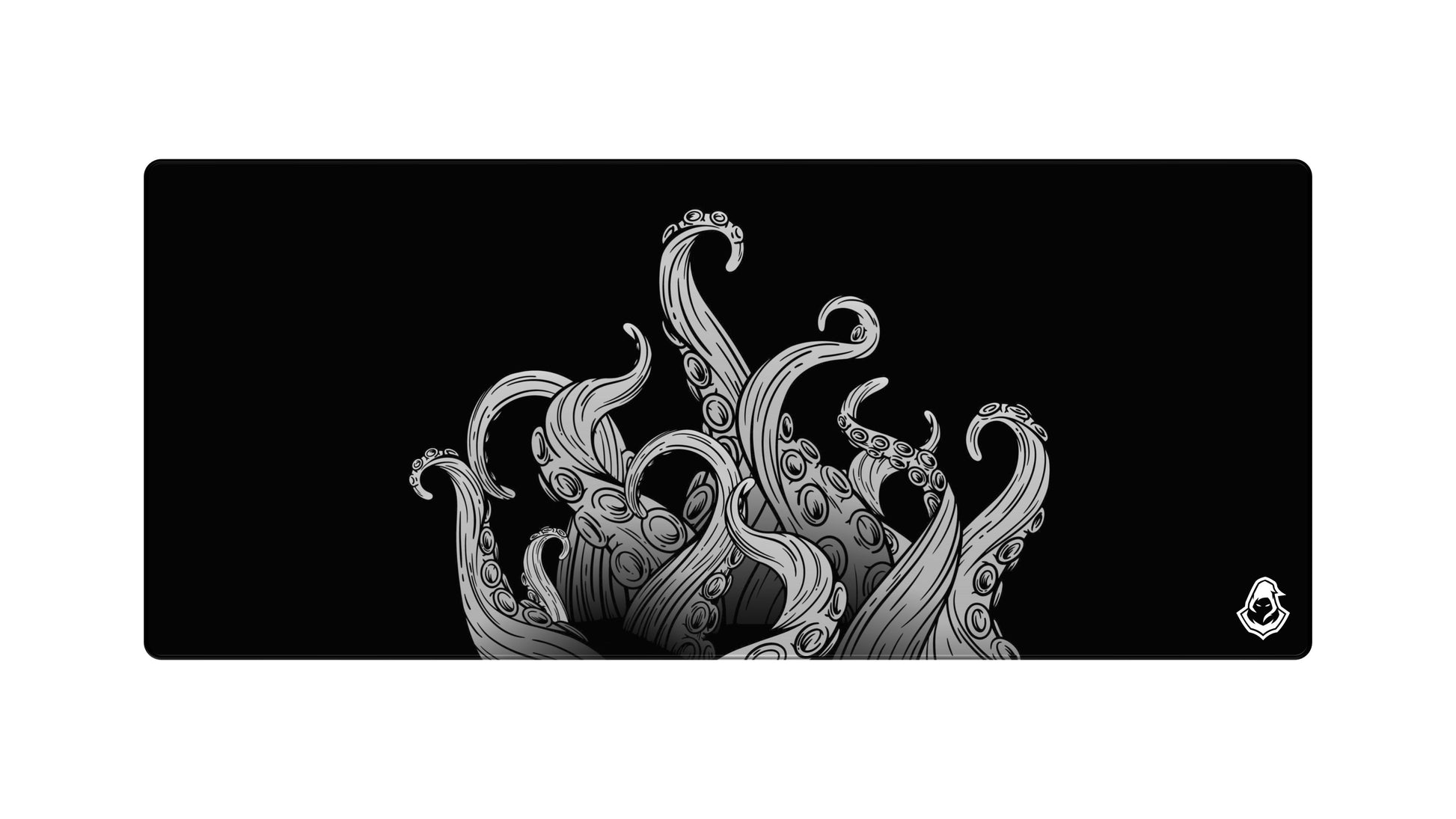 Kraken Monochrome Mouse Pad - Phantom Mousepads